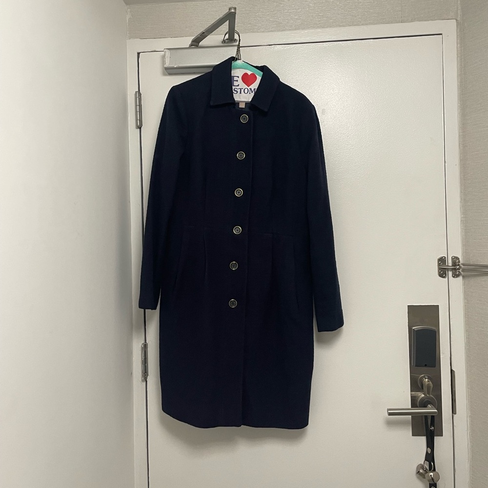 Banana republic trench coat in navy